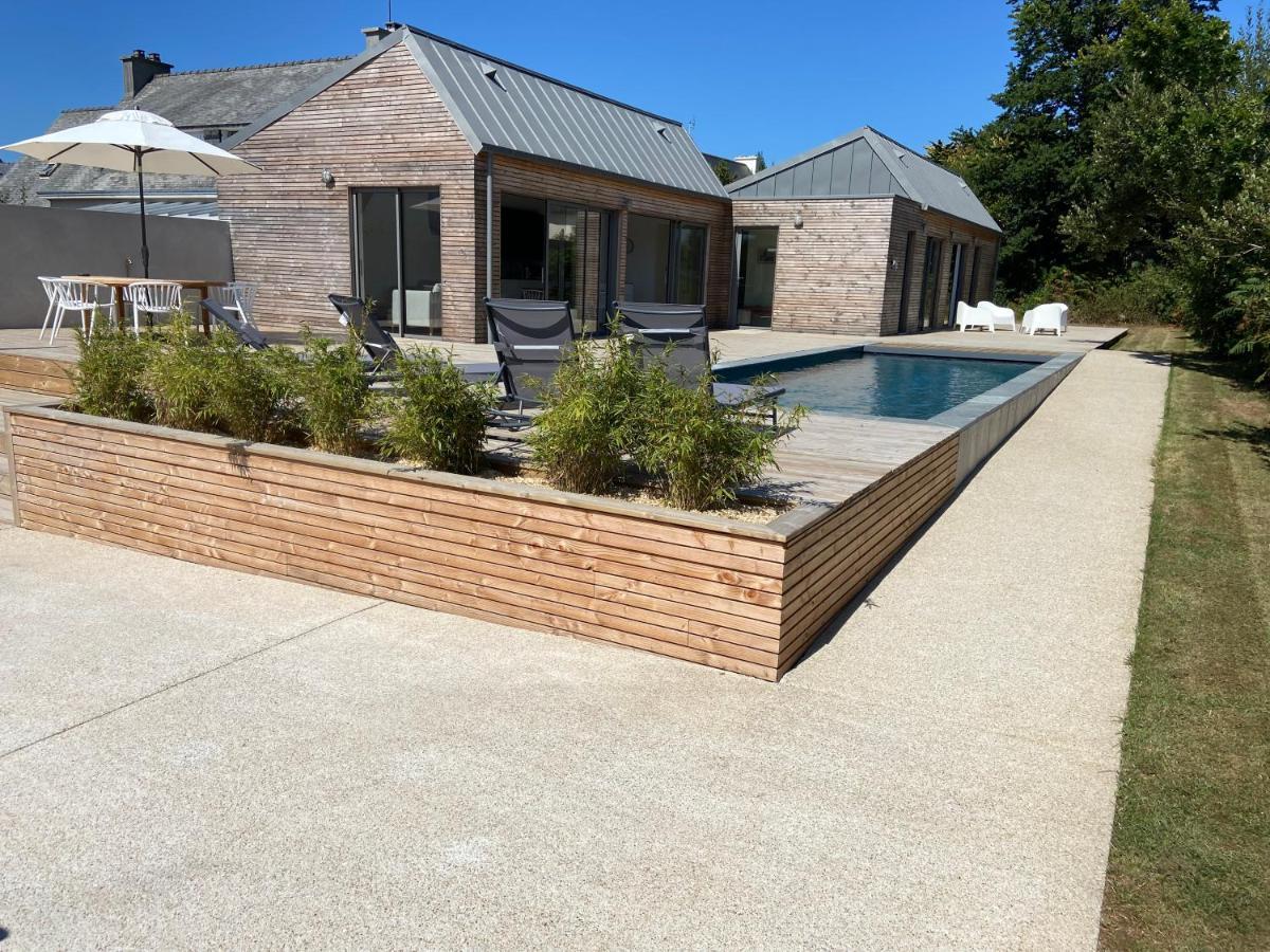 Magnifique Villa Avec Piscine, A 5 Min Des Plages Landunvez Kültér fotó