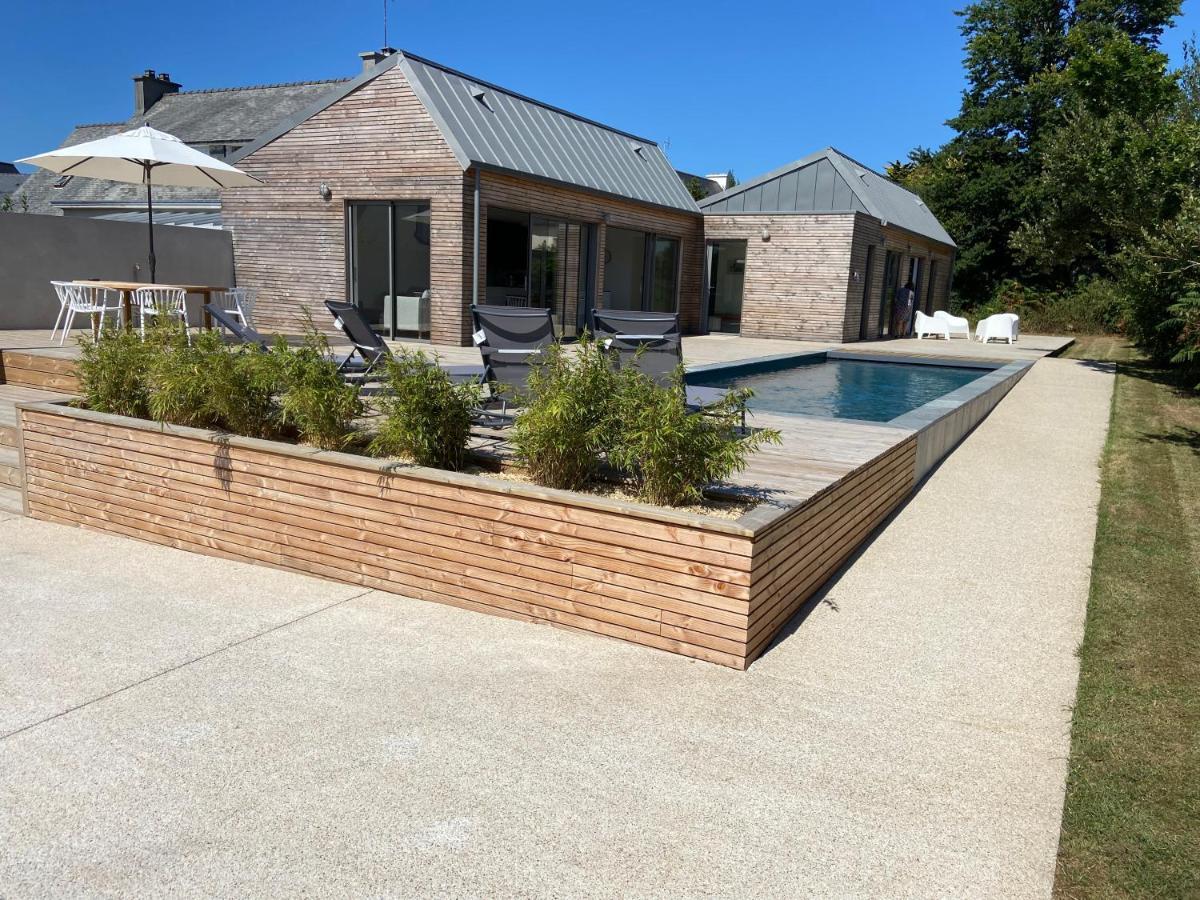 Magnifique Villa Avec Piscine, A 5 Min Des Plages Landunvez Kültér fotó